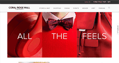 Desktop Screenshot of coralridgemall.com