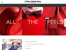 Tablet Screenshot of coralridgemall.com